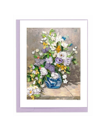 Renoir Spring Bouquet Quilling Notecard