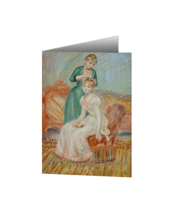 Renoir: Two Women at their Toilette Notecard