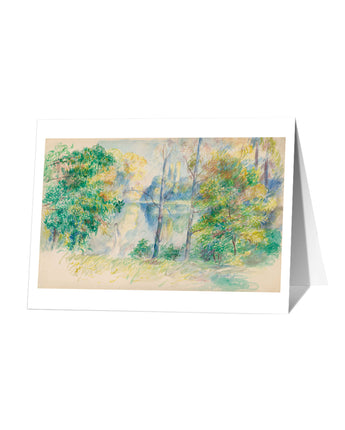 Renoir: View of a Park Notecard
