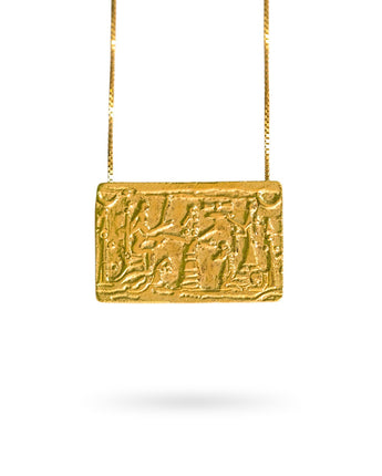 Goddess on Star Throne Pendant Necklace