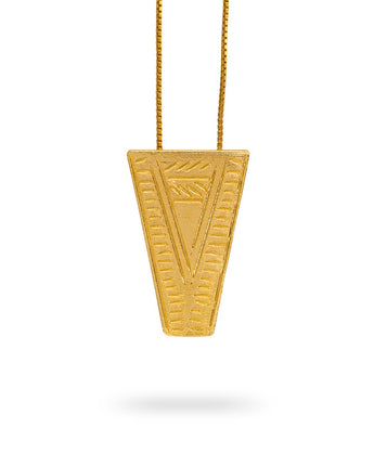 Mesopotamian Weaving Pendant Necklace
