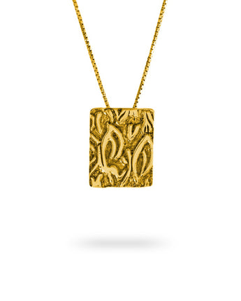 Animal Brocade Pendant Necklace