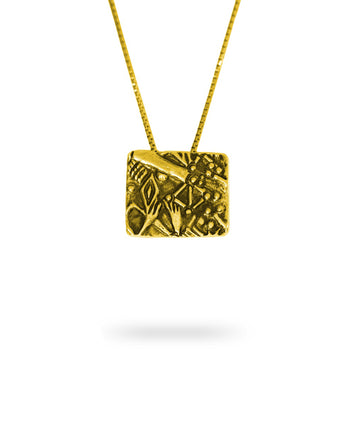 Ancient World Abstraction Pendant Necklace