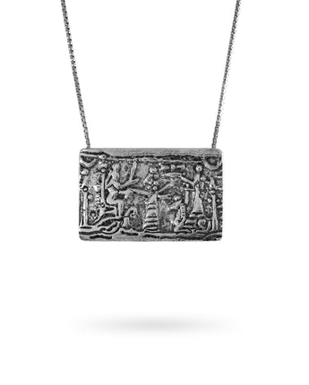 Goddess on Star Throne Pendant Necklace