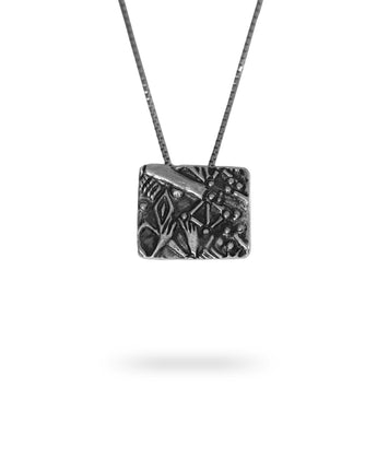Ancient World Abstraction Pendant Necklace