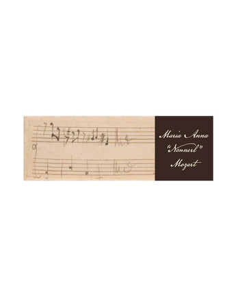 Maria Anna "Nannerl" Mozart Music Bookmark