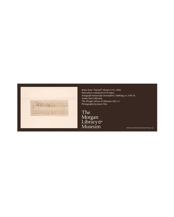 Maria Anna "Nannerl" Mozart Music Bookmark