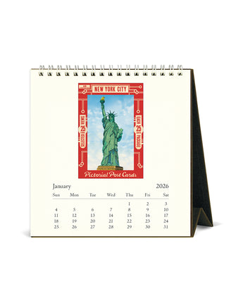 New York 2026 Desk Calendar