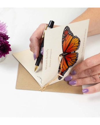 Monarch Butterfly Ornament Notecard