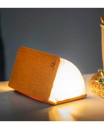 Linen Mini Fabric Smart Book Light
