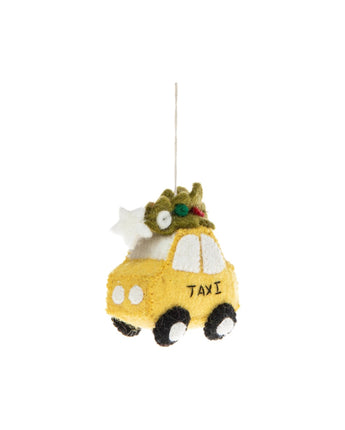 Holiday Taxi Ornament