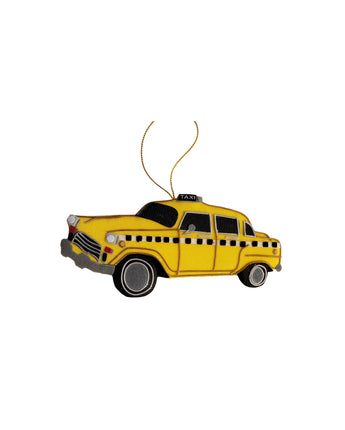 Felt Taxi Ornament