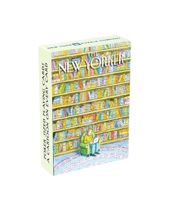 The New Yorker Book Lover Cartoons Playing Cards