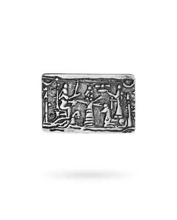 Goddess on Star Throne Brooch