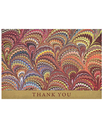 Marbled Paper Thank You Boxed Notecards