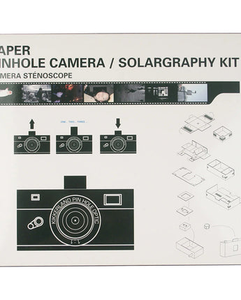 Paper Pinhole Camera Solargraphy Kit