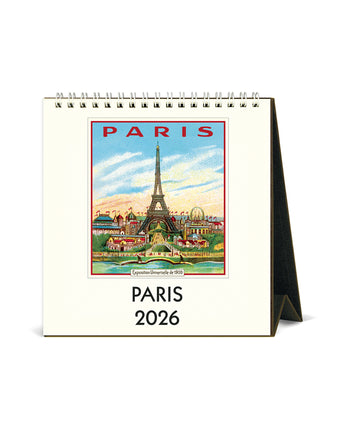 Paris 2026 Desk Calendar