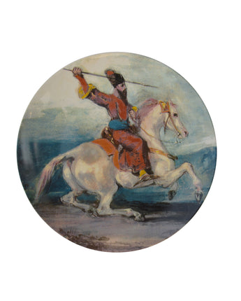 Persian Horseman Decorative Plate