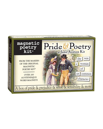 Pride & Poetry: A Jane Austen Magnetic Poetry Kit