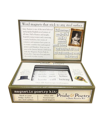 Pride & Poetry: A Jane Austen Magnetic Poetry Kit