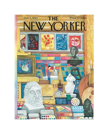 Art Shop New Yorker Cover 1000 Piece Puzzle