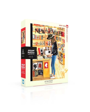 At the Strand New Yorker Cover 1000 Piece Puzzle