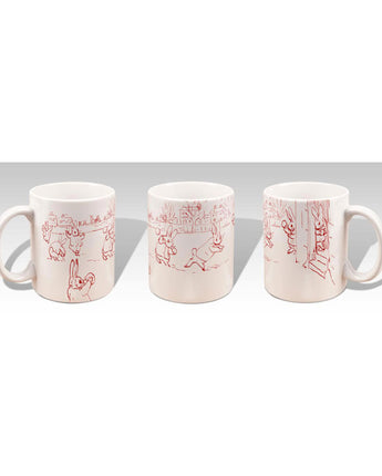 Beatrix Potter: Rabbits Throwing Snowballs Mug