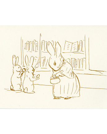 Beatrix Potter: Rabbits Shopping for Books Boxed Notecards