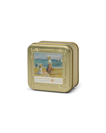 Renior Sea Salt + Sage Impressionist Candle Tin
