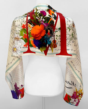 Mozart Silk Scarf