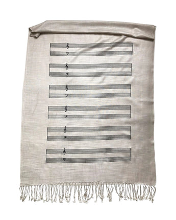 Sheet Music Scarf