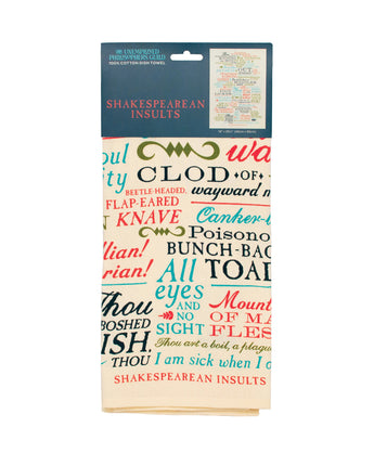 Shakespearean Insults Tea Towel