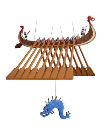 Viking Ship Flying Mobile