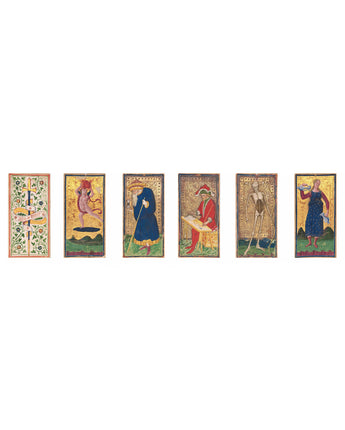 Visconti Sforza Tarot Leather Bookmarks
