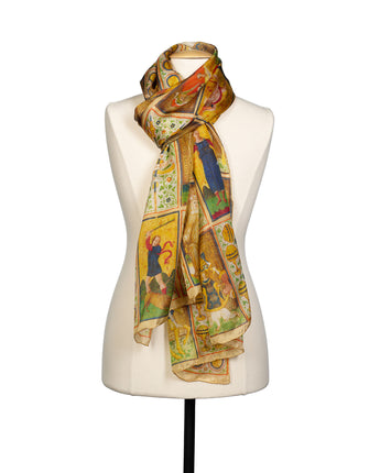 Visconti Sforza Tarot Silk Scarf