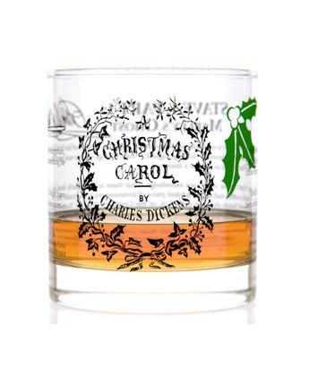 A Christmas Carol Rocks Glass