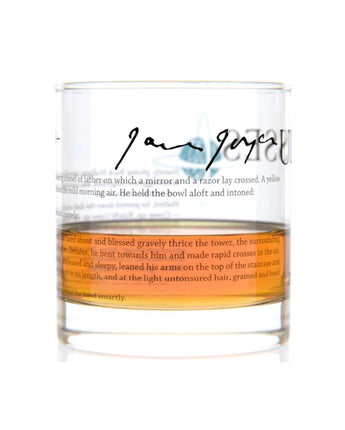 James Joyce Ulysses Rocks Glass