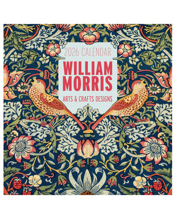 William Morris: Arts & Crafts Designs 2026 Wall Calendar
