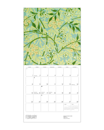 William Morris: Arts & Crafts Designs 2026 Wall Calendar