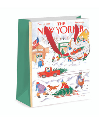 Suburban Winter New Yorker Gift Bag