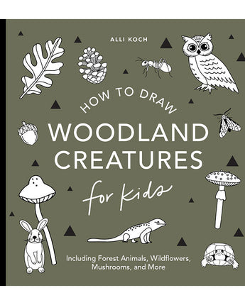 How to Draw Woodland Creatures For Kids